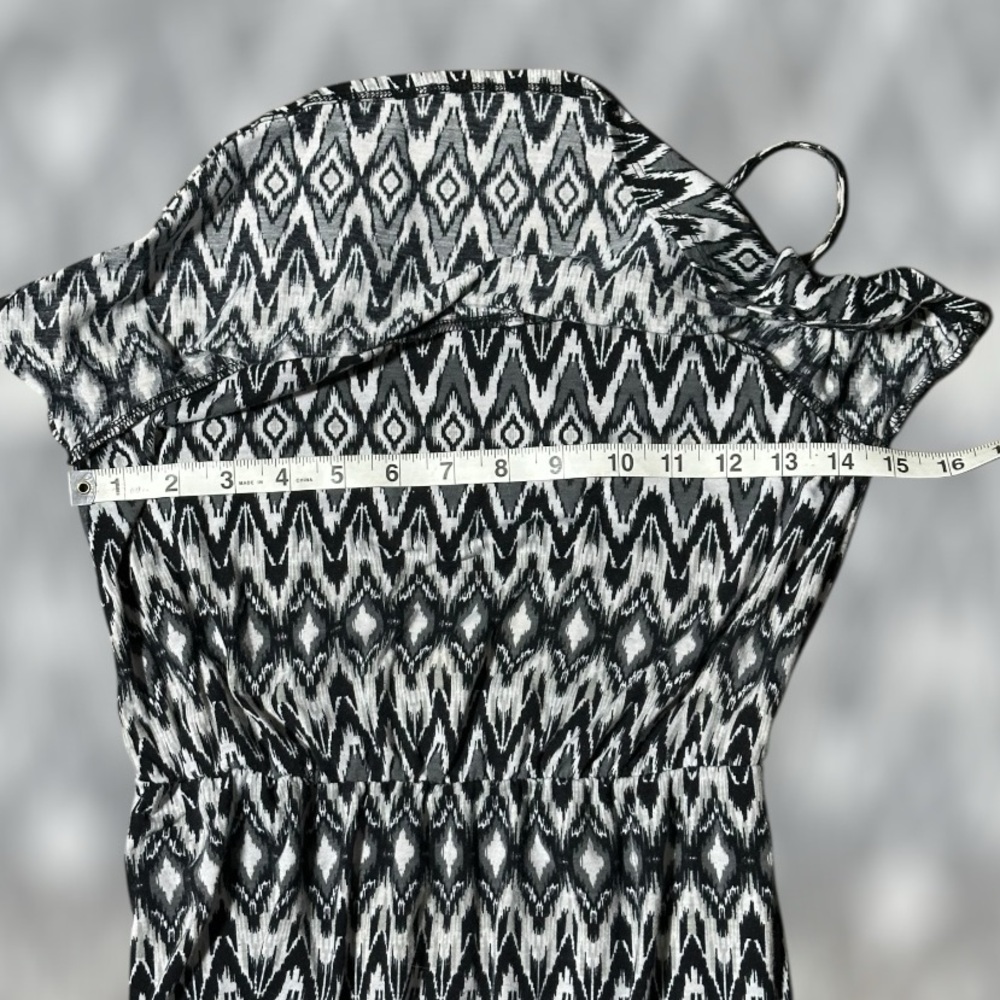 Women’s Summer Black and White Pencil Dress - Picture 5 of 8